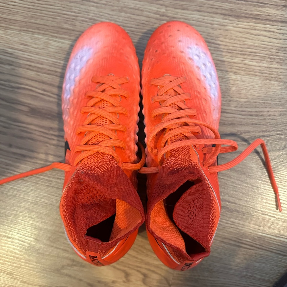 Vibrant Orange Athletic Shoes